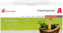 Desktop Screenshot of findorff-apotheke.de